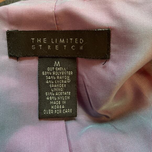 The Limited Stretch Gray Full Zipper Long Sleeve Lined Jacket with Pockets M - Picture 5 of 7